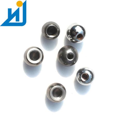 Ss304 Stainless Steel Balls 6mm With M2 M25 M3 Threaded Hole Or Half