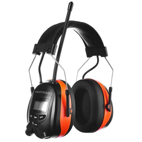 Buy PROTEAR Bluetooth AM FM Radio Headphones Noise Reduction Safety