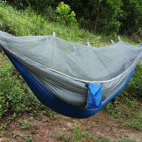 A camping hammock with mosquito bug net that you are comfortable sleeping in will be also excellent for just lounging, reading or playing with the kids all piled on top you. Lv. life Double Person Camping Hammock With Mosquito Net for Outdoor Garden Jungle,Hammock with ...