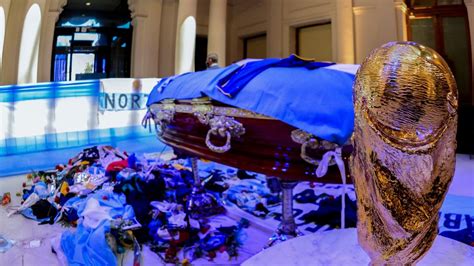 Outrage As Photos Of Maradonas Dead Body In Coffin Leak Online