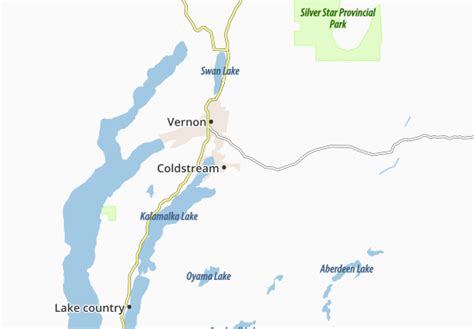 Michelin Landkarte Coldstream Stadtplan Coldstream Viamichelin