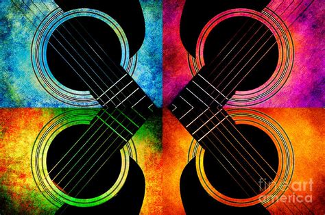 4 Seasons Guitars Abstract Photograph By Andee Design Fine Art America