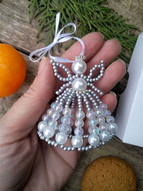 Beaded Angel Tutorial Standing Angel Ornament Beading Pattern How To