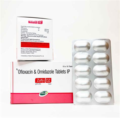 Zulfy Ofloxacin 200 Mg Tablets