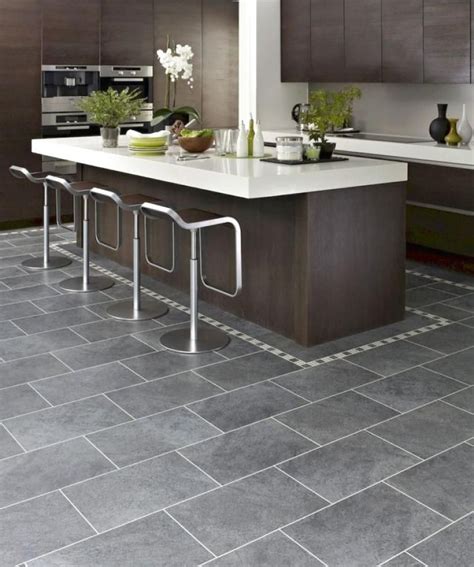 40 Beautiful Kitchen Floor Tiles Design Ideas Grey Kitchen Floor