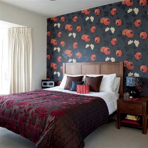 Flowers Wall Wallpapers Design For Your Bedrooms Decorating