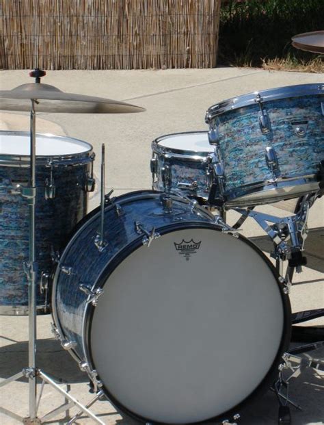 Blue Oyster Pearl Drum Wrap Walopus Drum Wrap