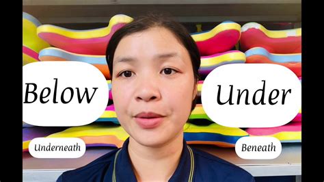 Under Below Underneath Beneath Its Time To Learn English Youtube