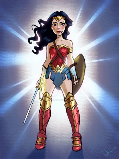 Wonder Woman Sketch Color By Dylanbonner On Deviantart