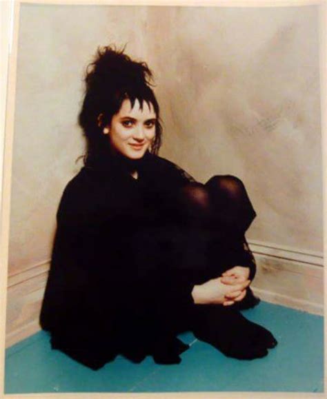 Winona Ryder Posing For A Promotional Still For Beetlejuice 1988 80s