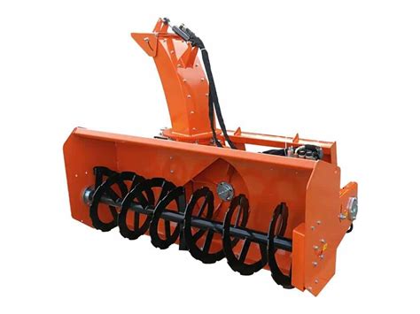 Ss Sb 84h Snow Blower Front Mounted To Your Skid Steer Victory