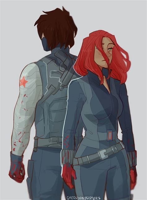 My Favorite Assassins Winter Widow Winter Soldier And Black Widow