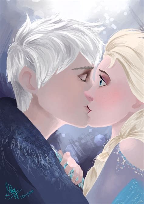 Jack And Elsa Kissing Jack And Elsa Jack Frost And Elsa Jack Frost