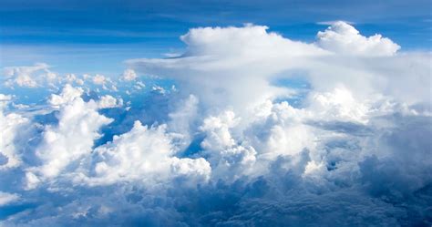 Cloudy Sky Wallpaper 4k Above Atmosphere Blue Blue Sky Cloudiness