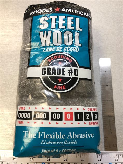 Steel Wool Fine Grade 0 12 Pads Homax Steel Wool 0 Etsy