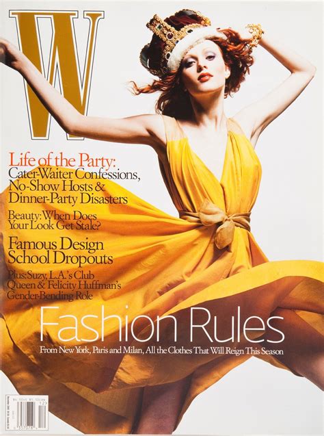 The 25 Best W Magazine Supermodel Covers Karen Elson W Magazine