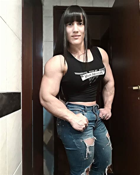 Muscle Girls In Tight Jeans And T Shirts