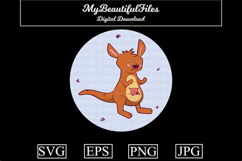 Kangaroo Silhouette Svg Free Svg Cut Files Create Your Diy Projects