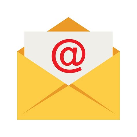 Значок почты понятие входящего сообщения электронной почты символьное