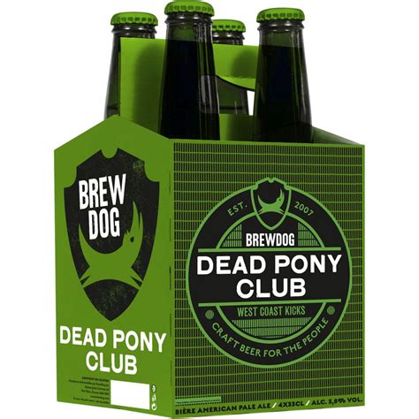 Brewdog Dead Pony Club Bière Blonde 38 4x33cl Pas Cher Auchanfr