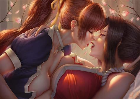 Shiranui Mai And Kasumi The King Of Fighters And More Drawn By