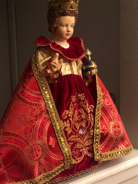 Infant Of Prague Statue Etsy