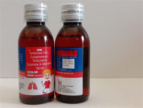 Cough Syrup 100 Ml At Rs 119 Bottle In Panchkula Id 24619943788