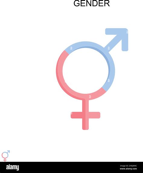 gender simple vector icon illustration symbol design template for web mobile ui element stock
