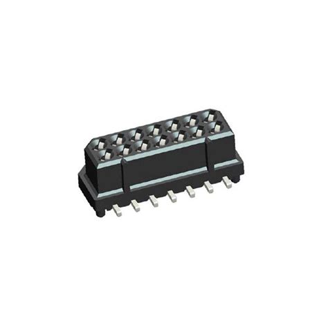 Dual Row Smt Board To Board Connector 125mm Female Tin Plated Over Nickel