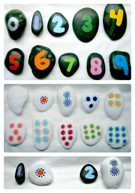 Number Rocks Math Fun Contributed By Fun A Day B Inspired Mama