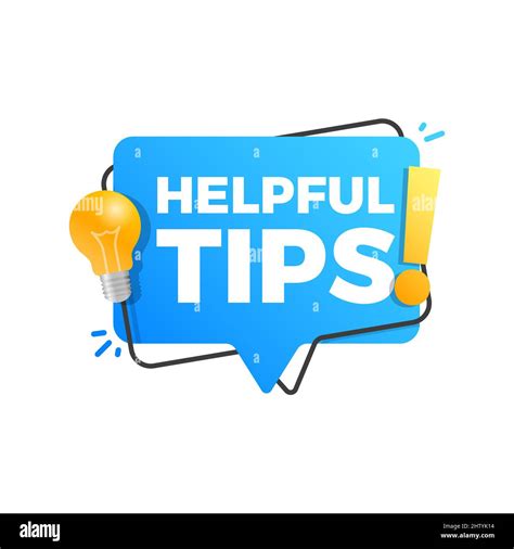 Helpful Tips Modern Color Label Stock Vector Image And Art Alamy