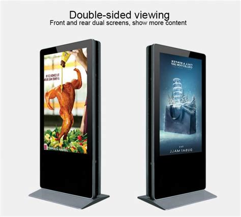 43 Floor Standing Double Sided Kiosk Digital Signage