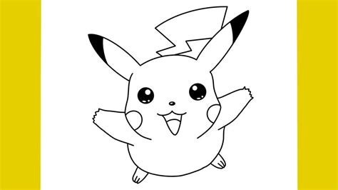 Cum Se Deseneaza Un Pokemon ⚡ Pikachu ⚡ Desene Animate Desenate Usor