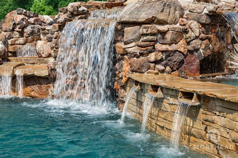 Swimming Pool Waterfalls In Shreveport And Bossier City La