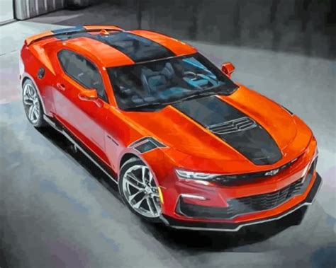 Chevy Camaro Car Paint By Numbers Canvas Paint By Numbers