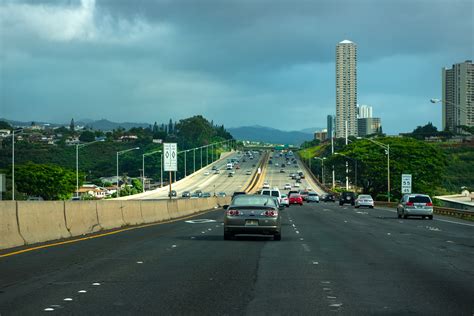 Highway Scene Scene Of Hawaii By Wavees