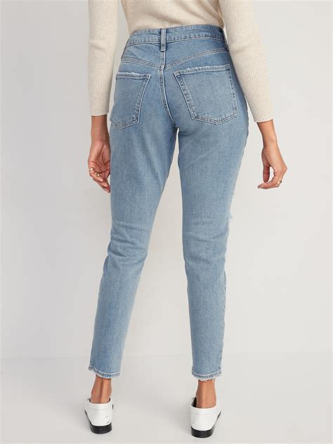 Curvy High Waisted Button Fly OG Straight Jeans For Women Old Navy