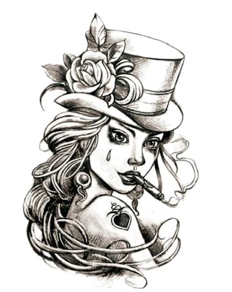 Pin Up Girl Tattoo Skull Girl Tattoo Skull Tattoos Body Art Tattoos