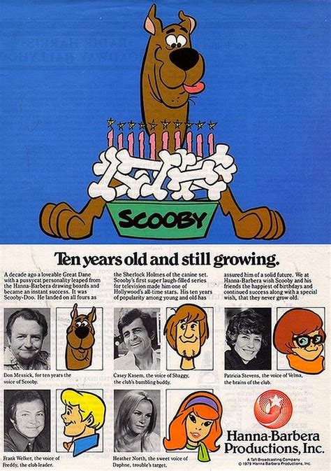 79 scooby doo trade ad with the voice actors scooby doo mystery incorporated scooby doo