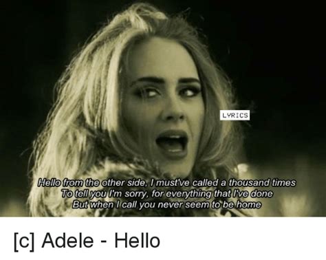 Adele Meme Hello From The Other Side