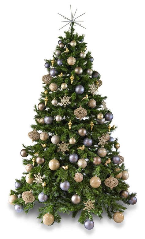 Platinum Artificial Decorated Christmas Tree Hire