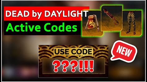 Dead By Daylight Codes 2023 Dead By Daylight Bloodpoint Codes Dbd