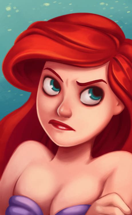“angry Ariel” Disney Character Art Disney Art Disney Fan Art