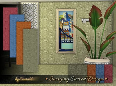 The Sims Resource Swaying Curved Design By Emerald Sims 4 Downloads