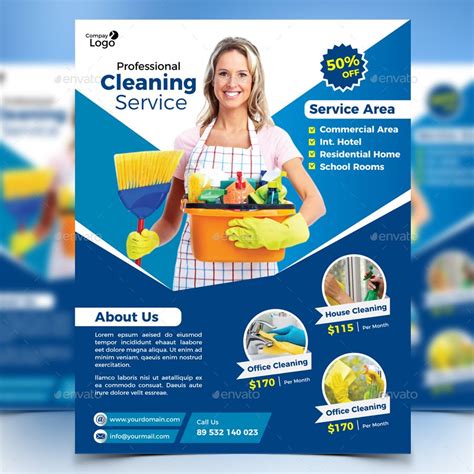 How To Create Professional House Cleaning Flyers Free Sample Example And Format Templates