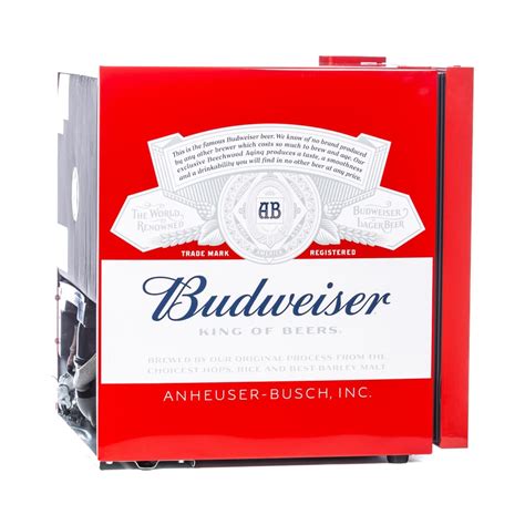 Husky Hu225 Budweiser Drinks Cooler Mini Beer Fridge