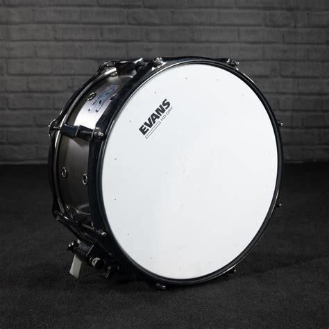 Pork Pie Little Squealer Vented Snare Drum 7 X 13 Satin Black Ebony