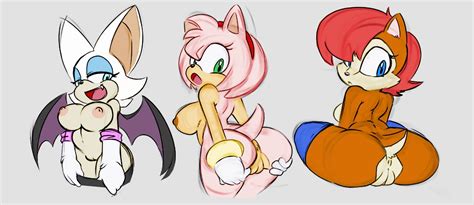 Rule 34 Amy Rose Angelbreed Anthro Anus Bat Big Breasts Breasts