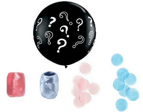 Gender Reveal Confetti Balloon Party Balloons By Q