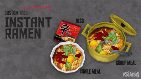 Ohmysims404 Instant Ramen This Is Korean Style Instant Ramen That